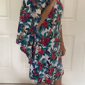 Tommy Bahama halter dress with matching long sleeve jacket/shirt